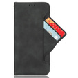 Θήκη με πτερύγιο για Oppo Find X8 Pro, Card Slot, μαύρη