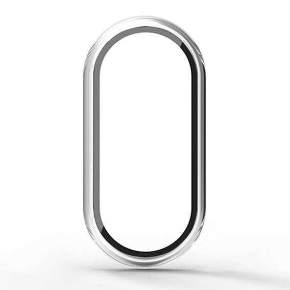 Θήκη 2σε1 + γυαλί μετριασμένο για Xiaomi Smart Band 10 / 9 / 8, μαύρη