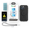 Αδιάβροχη θήκη για iPhone 13 Pro Max, Redpepper, για MagSafe, μαύρη
