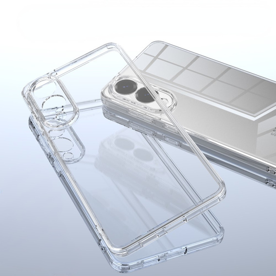Θήκη για Samsung Galaxy S25 Edge, Fusion Hybrid, διαφανής