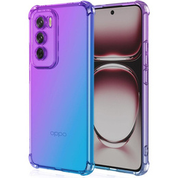 θήκη για το Oppo Reno 12 Pro, Gradient Dropproof, Μωβ / μπλε