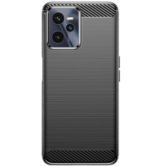 Θήκη για Realme C35, Carbon, μαύρη