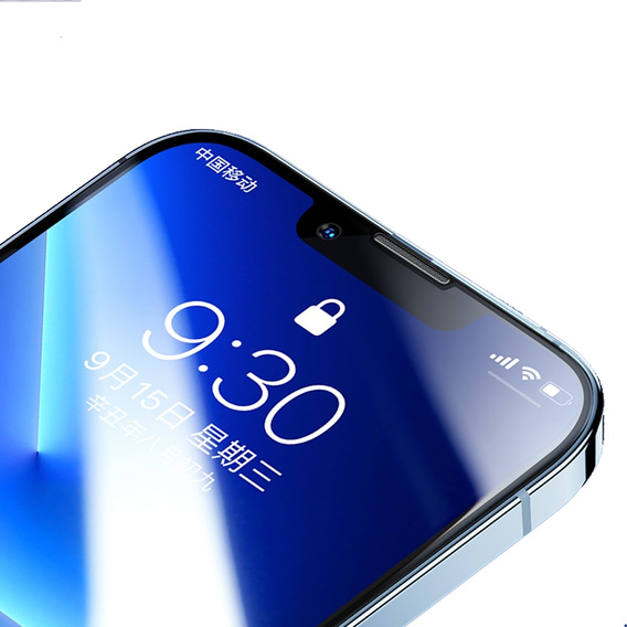 Μετριασμένο γυαλί 3D για iPhone 14 Plus, μαύρη