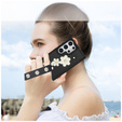 θήκη για Samsung Galaxy S25 Ultra, Leather Flower Card Slot, μαύρη