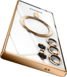 Θήκη για Samsung Galaxy S23 Ultra, MagSafe Hybrid, χρυσή