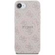 Θήκη Guess HC MagSafe PU 4G Ring Classic Logo για iPhone 16e