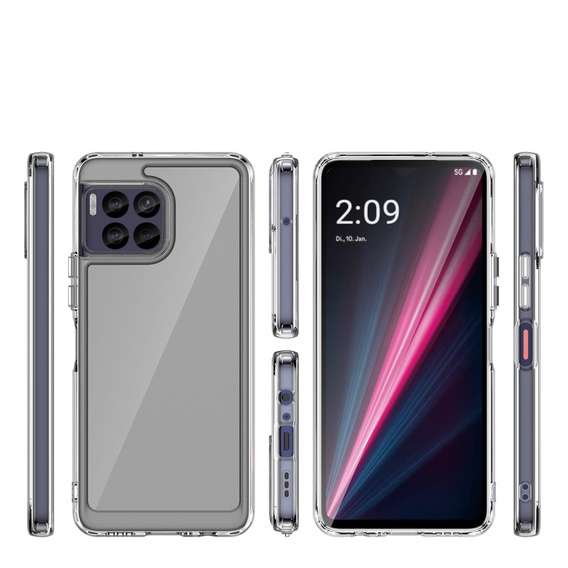 Θήκη για T Phone 2 Pro 5G, Fusion Hybrid, διαφανής