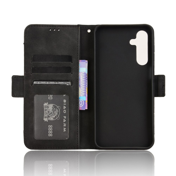 Θήκη με πτερύγιο για Samsung Galaxy A26, Card Slot, μαύρη