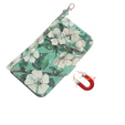 Θήκη με πτερύγιο για Oppo A60, Wallet, Flowers λευκή