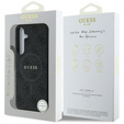 GUESS Θήκη για Samsung Galaxy S25, 4G Ring Classic Logo, γκρι