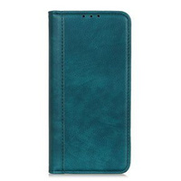 Θήκη για Xiaomi Redmi Note 9, Wallet Litchi Leather, πράσινη