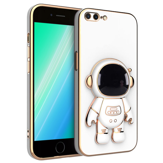 Θήκη για iPhone 7 Plus / 8 Plus, Astronaut, λευκή