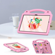 Παιδική θήκη για Samsung Galaxy Tab A9+, Cute Patterns, με βάση, ροζ