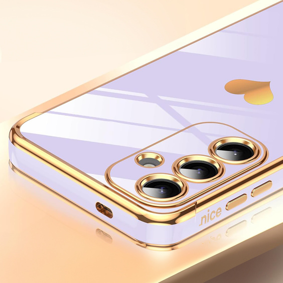 Θήκη για Samsung Galaxy S25 FE, Electro heart, μωβ