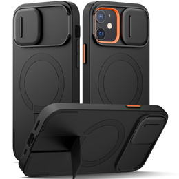 Θήκη για iPhone 12 / 12 Pro, Suritch Shockproof, για MagSafe, μαύρη