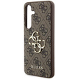 GUESS Θήκη για Samsung Galaxy A55, 4G Big Metal Logo, καφέ