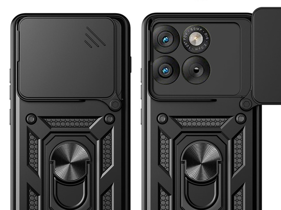 Θήκη CamShield Slide με προστατευτικό κάλυμμα για την κάμερα και δακτύλιο για Motorola Edge 70