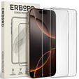 2x Μετριασμένο γυαλί ERBORD 9H Hard Glass στην οθόνη για iPhone 17 Pro/17/16 Pro