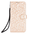 θήκη πτερύγιο για Honor 400 5G, Wallet Rhombus, ροζ