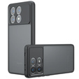 Θήκη για Xiaomi Poco X6 Pro 5G, Fusion Hybrid, με προστασία κάμερας, ματ / μαύρο