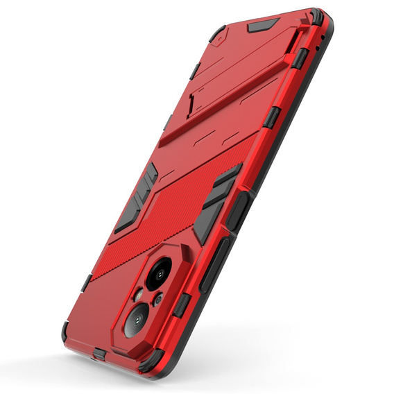 Θήκη για Realme C67, Military kickstand, κόκκινη