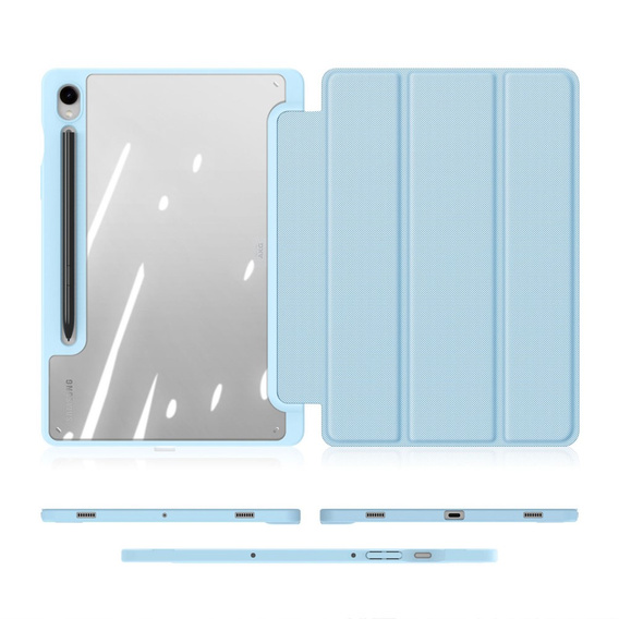 Θήκη για Samsung Galaxy Tab S10 Lite / S10 FE / S9 FE, Dux Ducis TOBY, μπλε