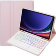 Θήκη + πληκτρολόγιο Samsung Galaxy Tab S9 FE X510 / X516, with touchpad, ροζ