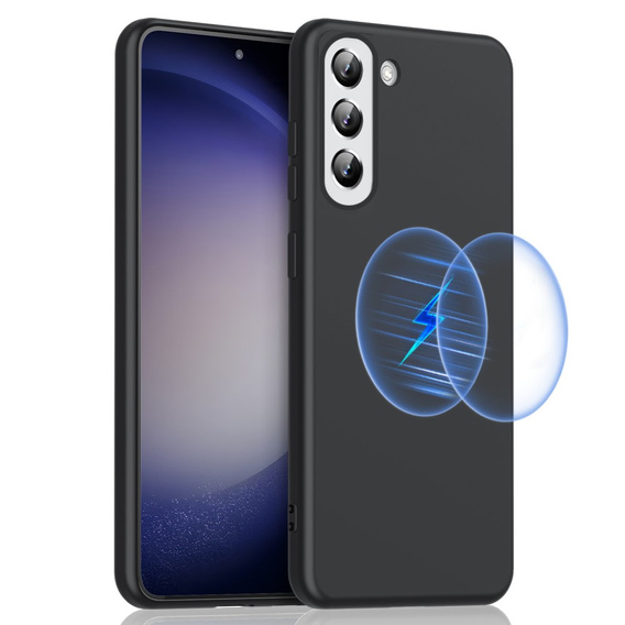 Θήκη για Samsung Galaxy S23 FE, Silicone MagSafe, μαύρη