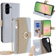 θήκη Wallet Zipper Pocket flip για το Samsung Galaxy A56 5G, Wallet Zipper Pocket, με καθρέφτη, μπλε