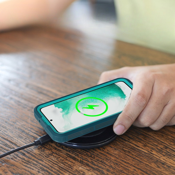 Αδιάβροχη θήκη IP68 για το Samsung Galaxy S23 Plus, πράσινη