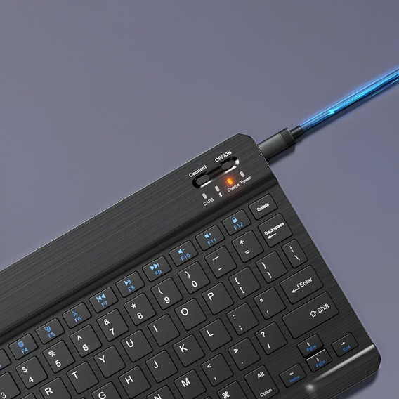 Το ασύρματο πληκτρολόγιο Mini Bluetooth για tablet, μαύρη
