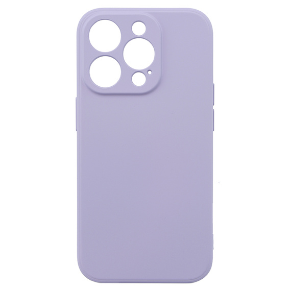 Θήκη για iPhone 15 Pro, Silicone Lite, μωβ
