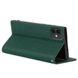 Δερμάτινη θήκη για iPhone 11, ERBORD Grain Leather, πράσινη