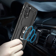 θωρακισμένη θήκη για Samsung Galaxy A72 5G, Nox Case Ring, μπλε