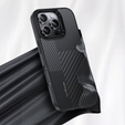 θήκη BENKS Kevlar για iPhone 16 Pro Max, για MagSafe, Carbon Fiber, μαύρη