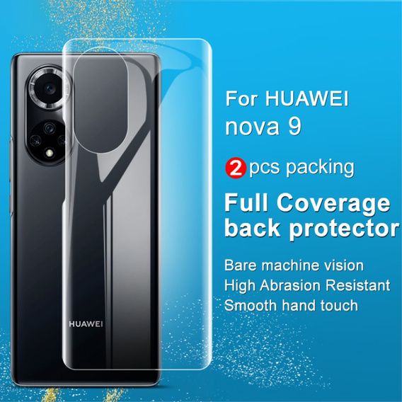 IMAK 2x πίσω μεμβράνη υδρογέλης για Huawei nova 9 / Honor 50