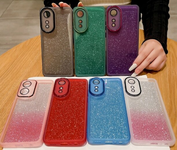 Θήκη για Oppo A18 4G / A38 4G, Glittery Powder, μπλε