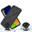 Θήκη για Samsung Galaxy A03, Shockproof, με μεμβράνη, μαύρη