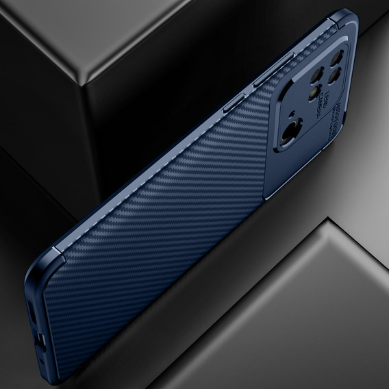 Θήκη για Xiaomi Redmi 10C, Carbon Gel, σκούρο μπλε