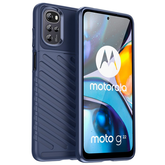 Θήκη για Motorola Moto G22, Thunder, μπλε