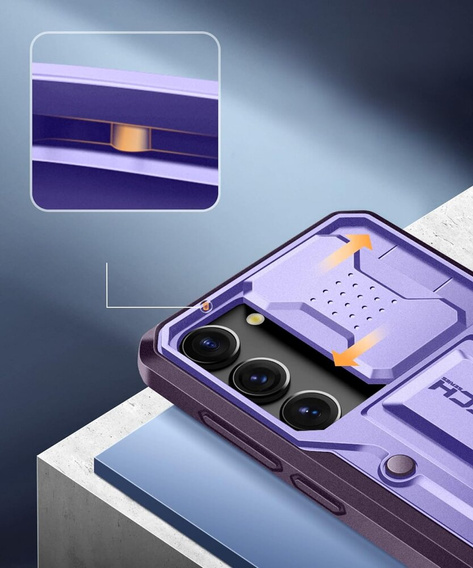 Θήκη για Samsung Galaxy S23, Tongate MECH Series, μωβ