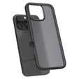 θήκη Spigen για iPhone 16 Pro Max, Ultra Hybrid, μαύρο / ματ + μετριασμένο γυαλί 9H