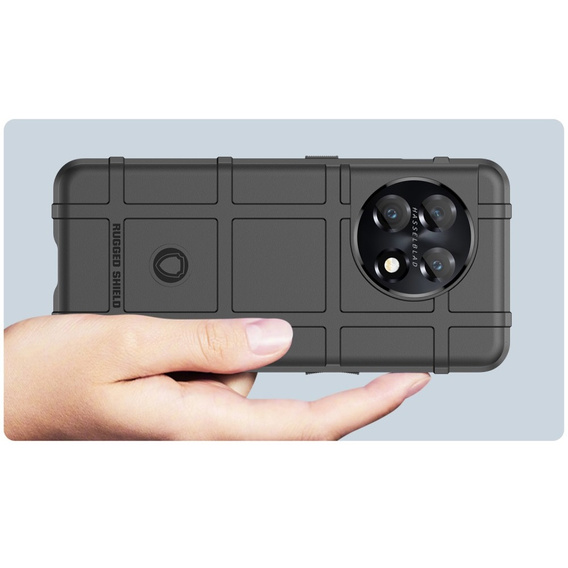 Θήκη για OnePlus 11 5G, Rugged Shield, μαύρη