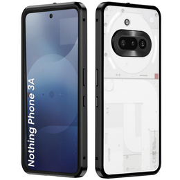 Θήκη για Nothing Phone 3A, Frame Case, μαύρη