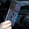 Θήκη για Samsung Galaxy S25 FE, CamShield Slide, μπλε