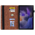 θήκη για Samsung Galaxy Tab A8 10.5 SM-X200 SM-X205, Classic, με υποδοχή γραφίδας, καφέ