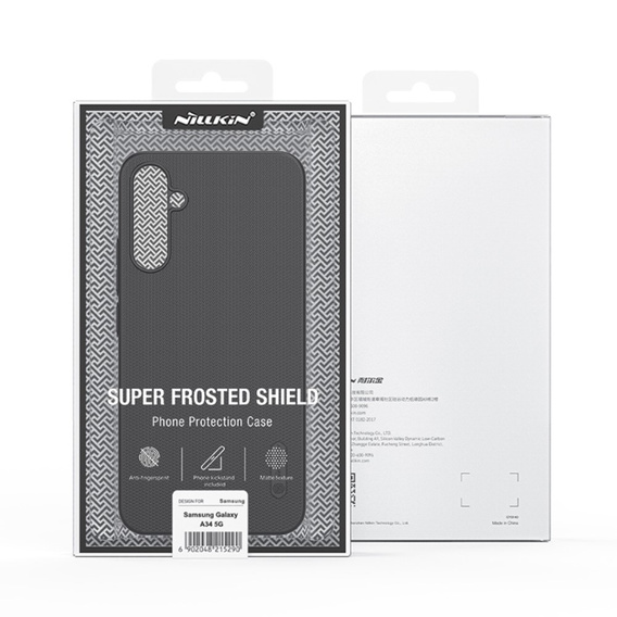NILLKIN θήκη για Samsung Galaxy A34 5G, θήκη Super Frosted Shield, μαύρη