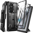 Ανθεκτική θήκη για Samsung Galaxy S25 Ultra – Tongate MECH Series Clip, Μαύρο