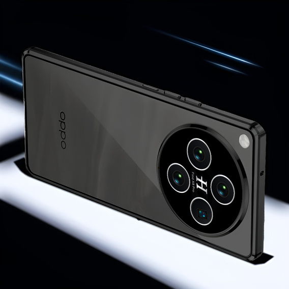 θήκη για το Oppo Find X8 Pro, Magnetic Dual Glass, μαύρη