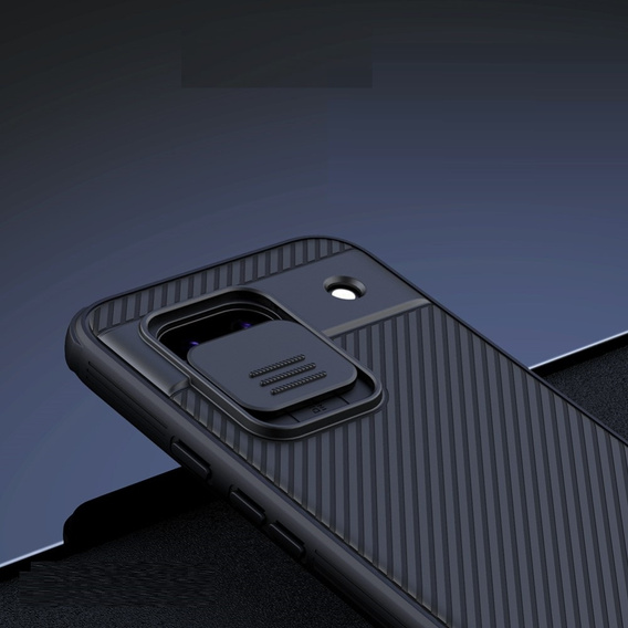 NILLKIN Θήκη για Google Pixel 8A, θήκη σιλικόνης CamShield για MagSafe, μαύρη
